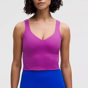 Pink lulu lemon align tank